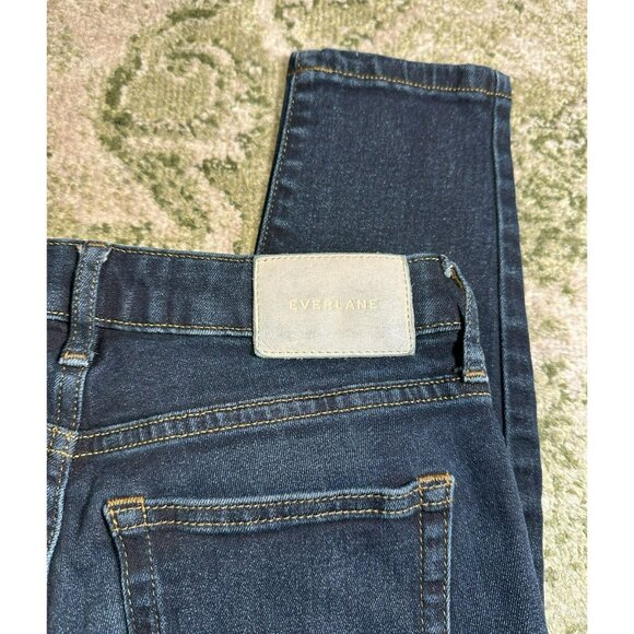 Everlane Curvy High Rise Skinny Jean Dark Wash Size 25 Regular - Picture 10 of 10